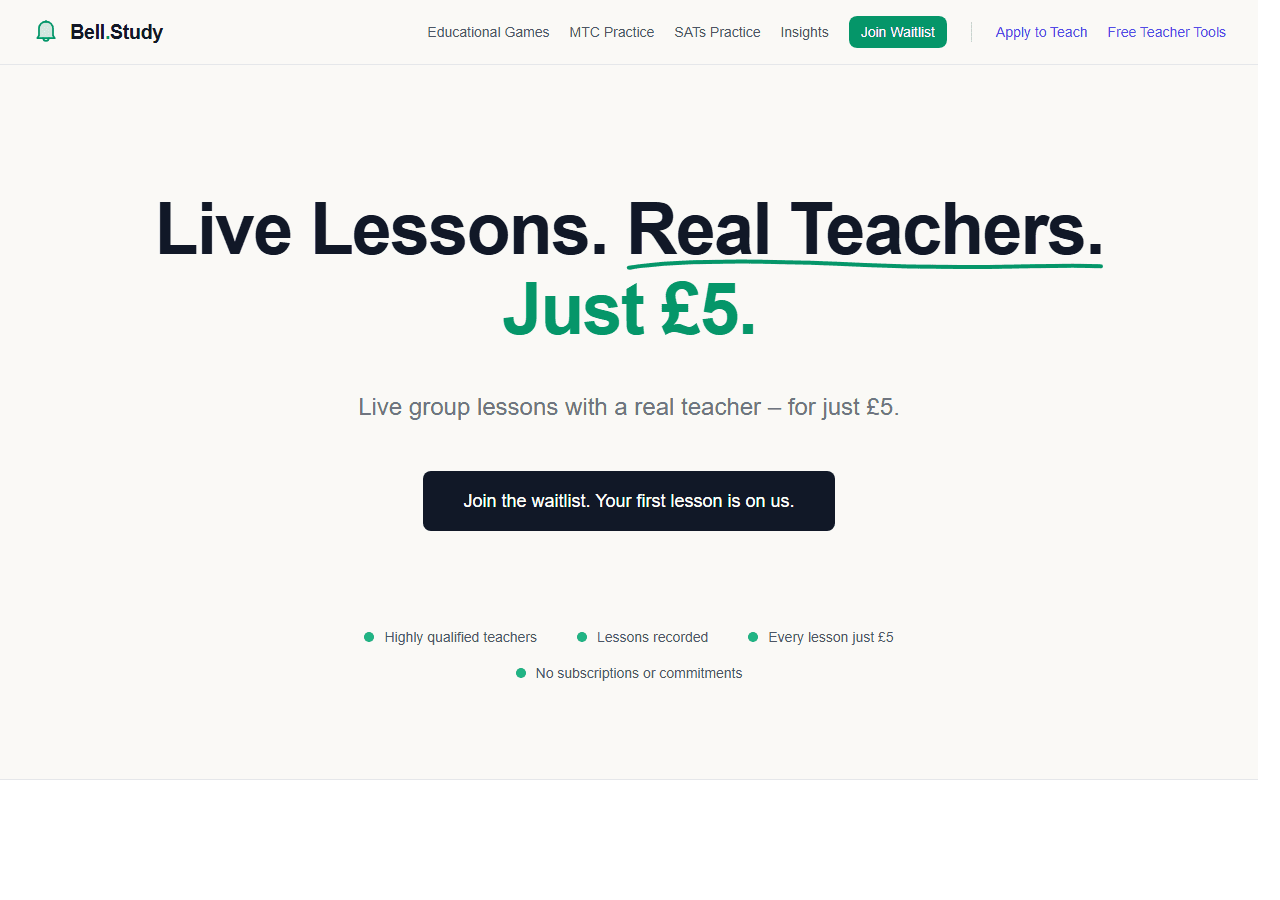 Bell.Study - live online tutoring